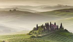 Panoramablick Toskana